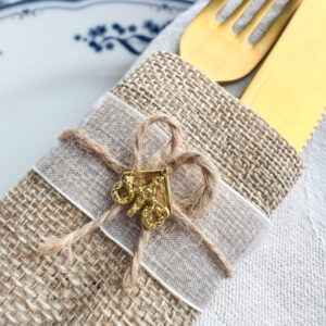 Elegant midsommarpin – gyllene design, 10-pack